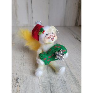 Annalee orange tabby fish gift kitten cat Xmas